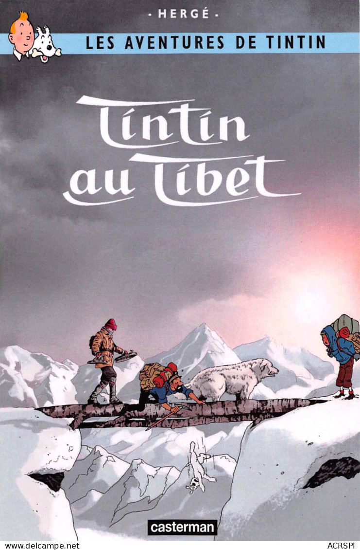 TINTIN Au TIBET Casterman Dos Vierge Non Voyagé  (2 Scans) N° 50 \MP7114 - Bandes Dessinées