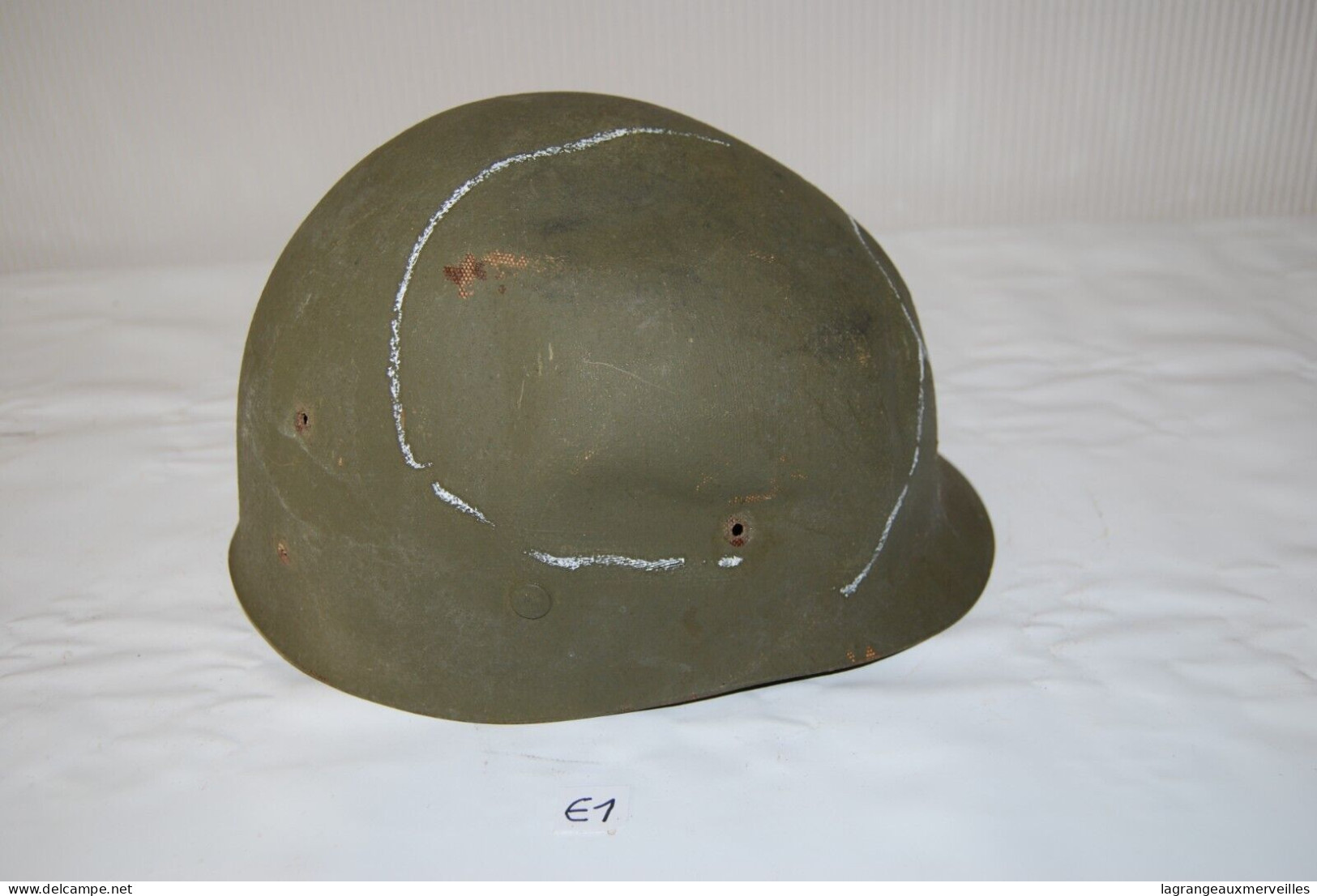 E1 Casque Intérieur USA - Ww2 Modèle Soldat - Stahlhelm - WW1 - 14-18 - Cascos