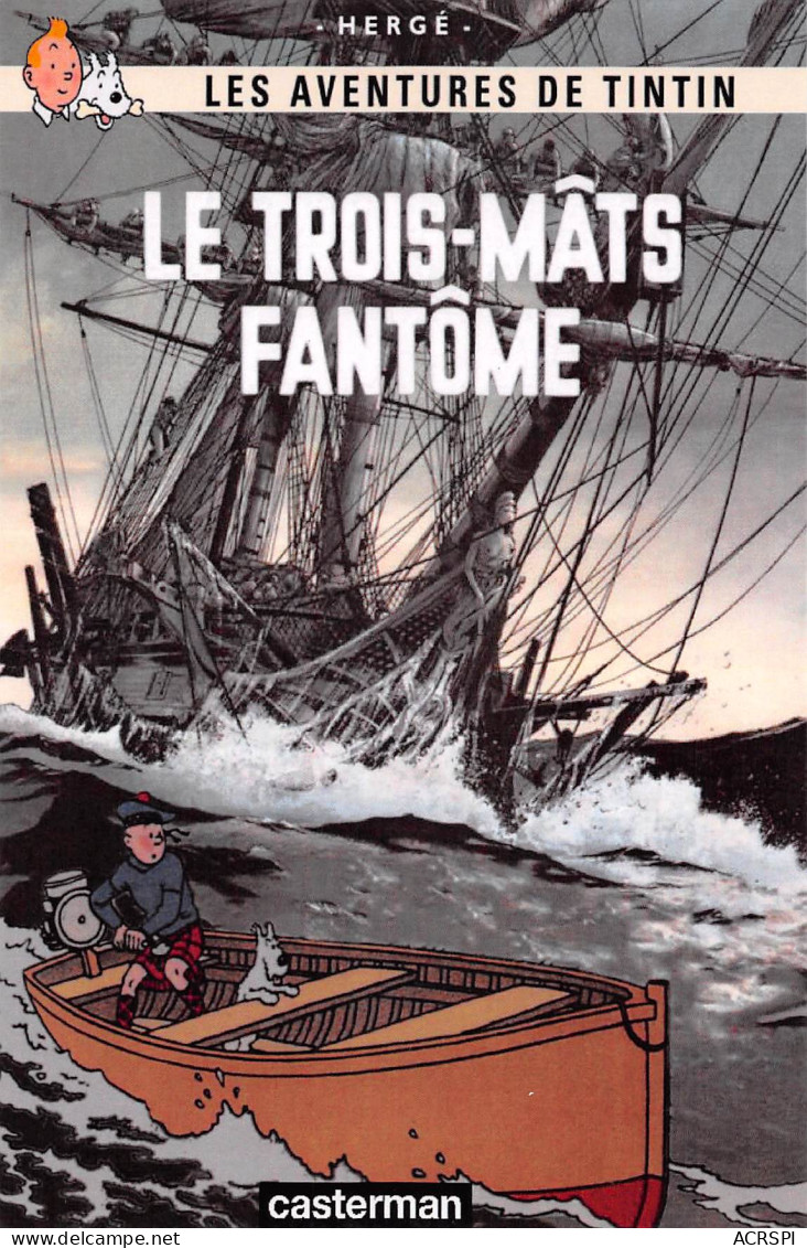 TINTIN Le Trois Mats Fantome Casterman (Scan R/V) N° 24 \MP7115 - Comicfiguren
