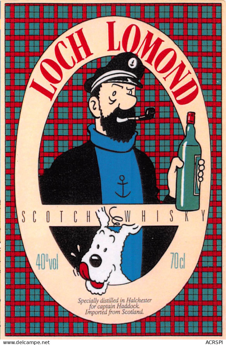 TINTIN LOCH LOMOND Scotch Whisky Halchester For HADDOCK Stirling Argyll And Bute Dunbartonshire(Scan R/V) N° 47 \MP7115 - Bandes Dessinées