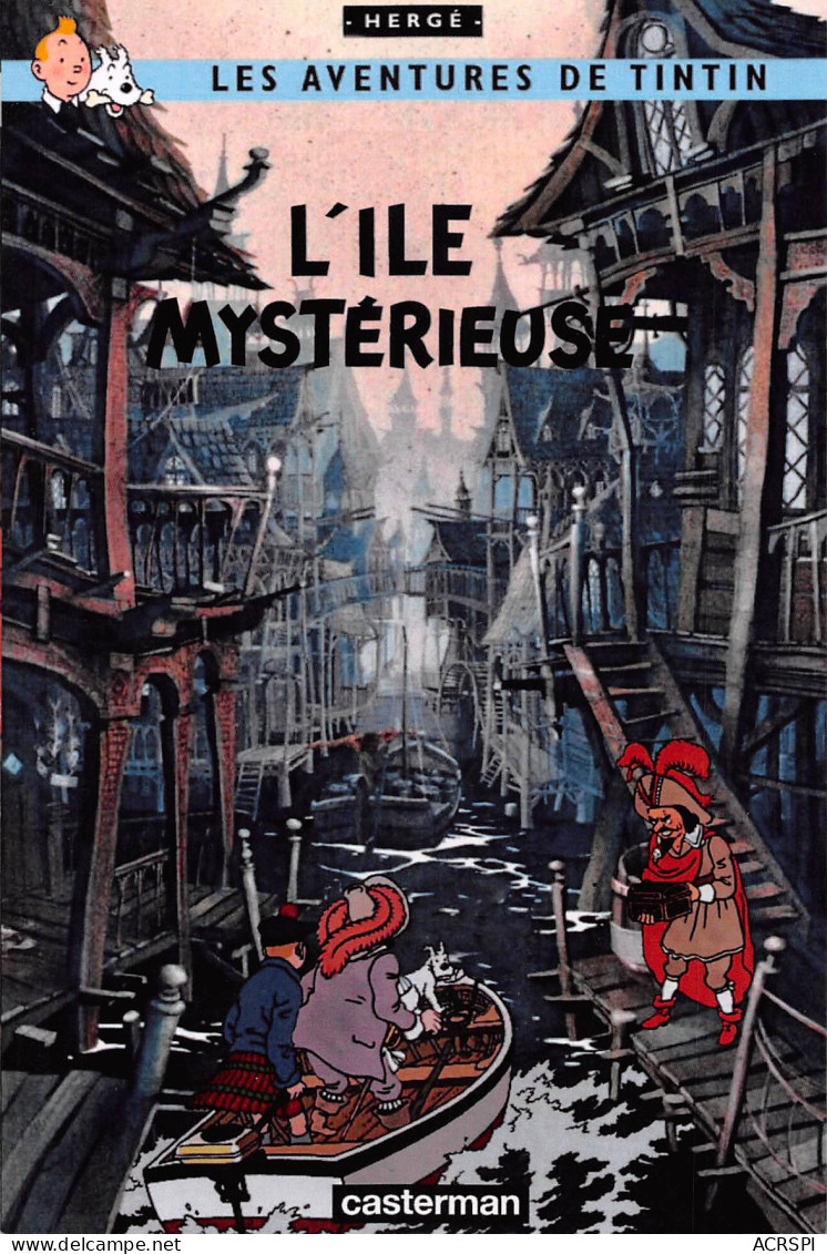 TINTIN Rackham Le Rouge Et L'île Mystérieuse  éditions Casterman (2 Scans) N° 14 \MP7116 - Bandes Dessinées