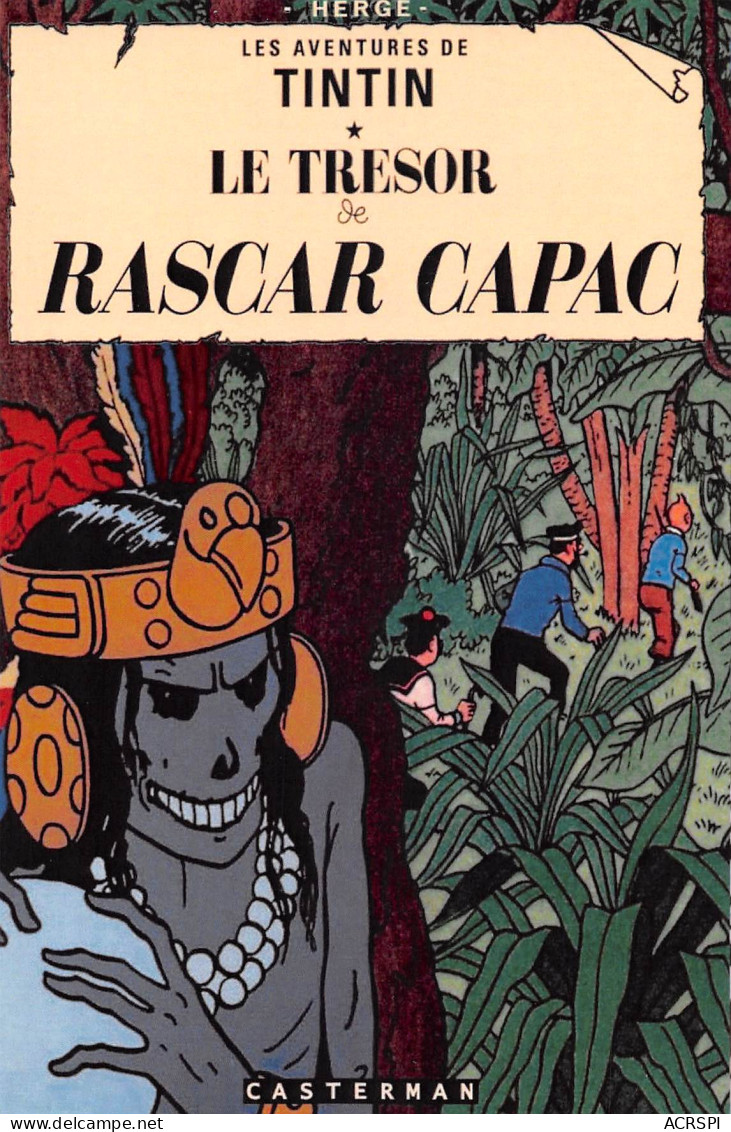 TINTIN Le Trésor De RASCAR CAPAC  éditions Casterman (2 Scans) N° 15 \MP7116 - Bandes Dessinées
