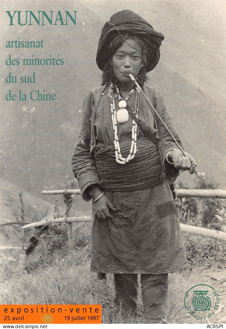 YUNNANjeune Femme  Artisanat Des Minorités Du Sud Frontière Viet Nam LAOS Et Birmanis (2 Scans) N° 42 \MP7116 - Cina