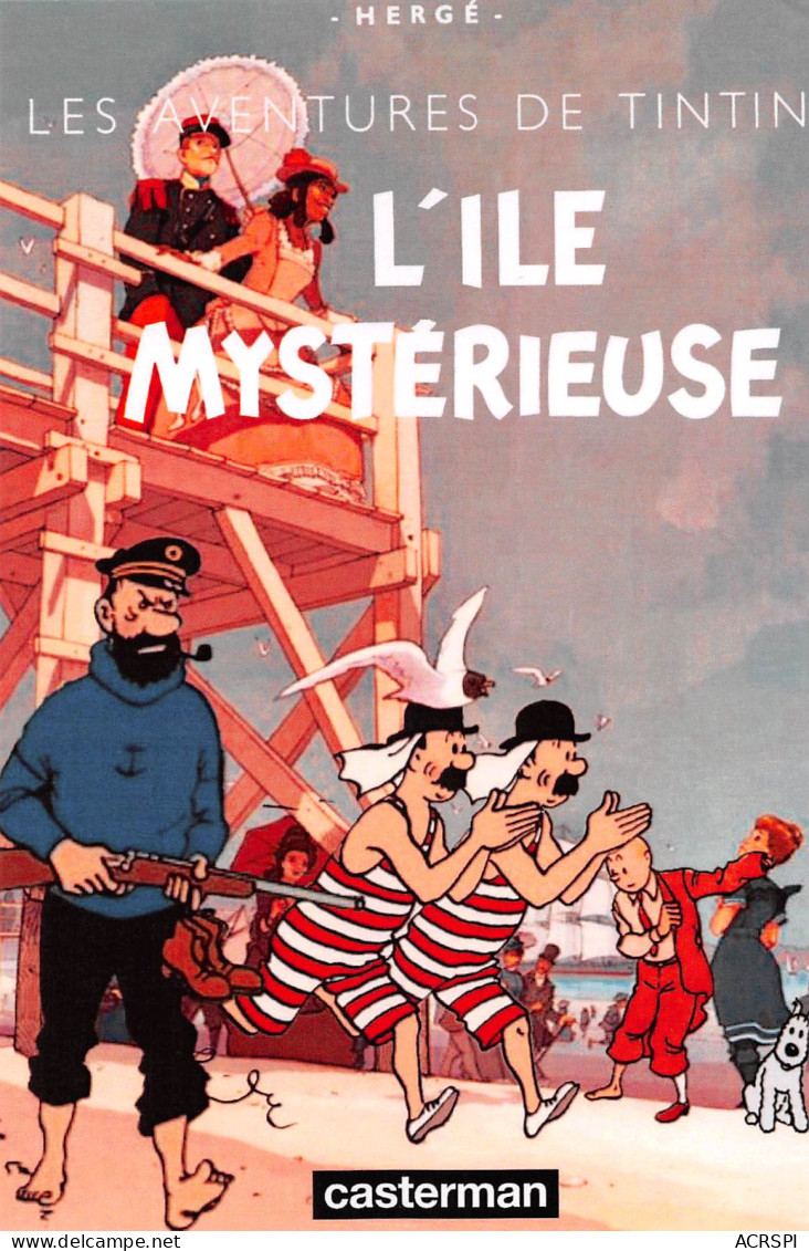 TINTIN L'île Mystérieuse éditions Casterman (2 Scans) N° 9 \MP7116 - Comics