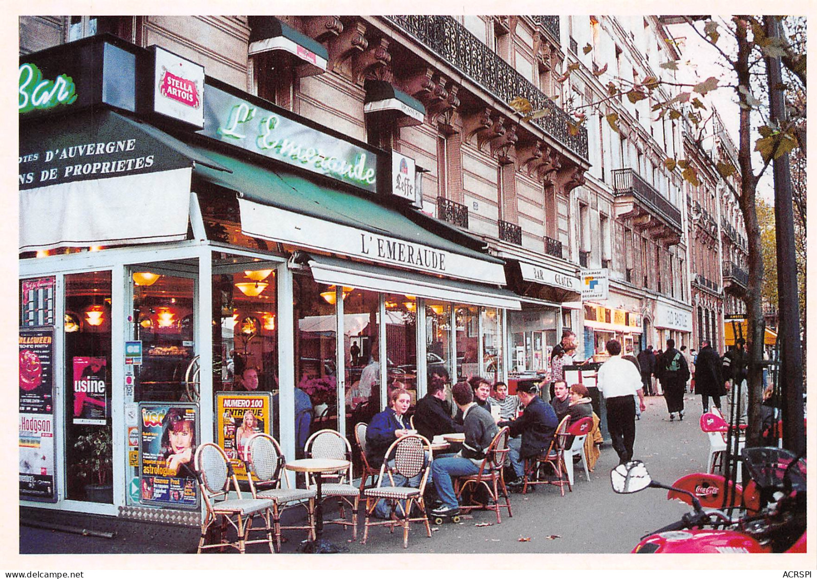 Paris 4e L'EMERAUDE  Bar Brasserie Restaurant 35 Rue Bourbon M&M ROUSSILHE  (2 Scans) N° 26 \MP7116 - Arrondissement: 04