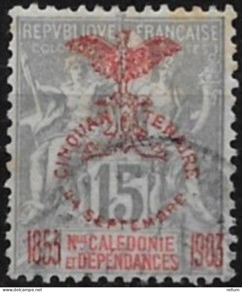 Nouvelle Calédonie 1903 - Yvert N° 73 Oblitéré  Michel N° 70 - Gebraucht