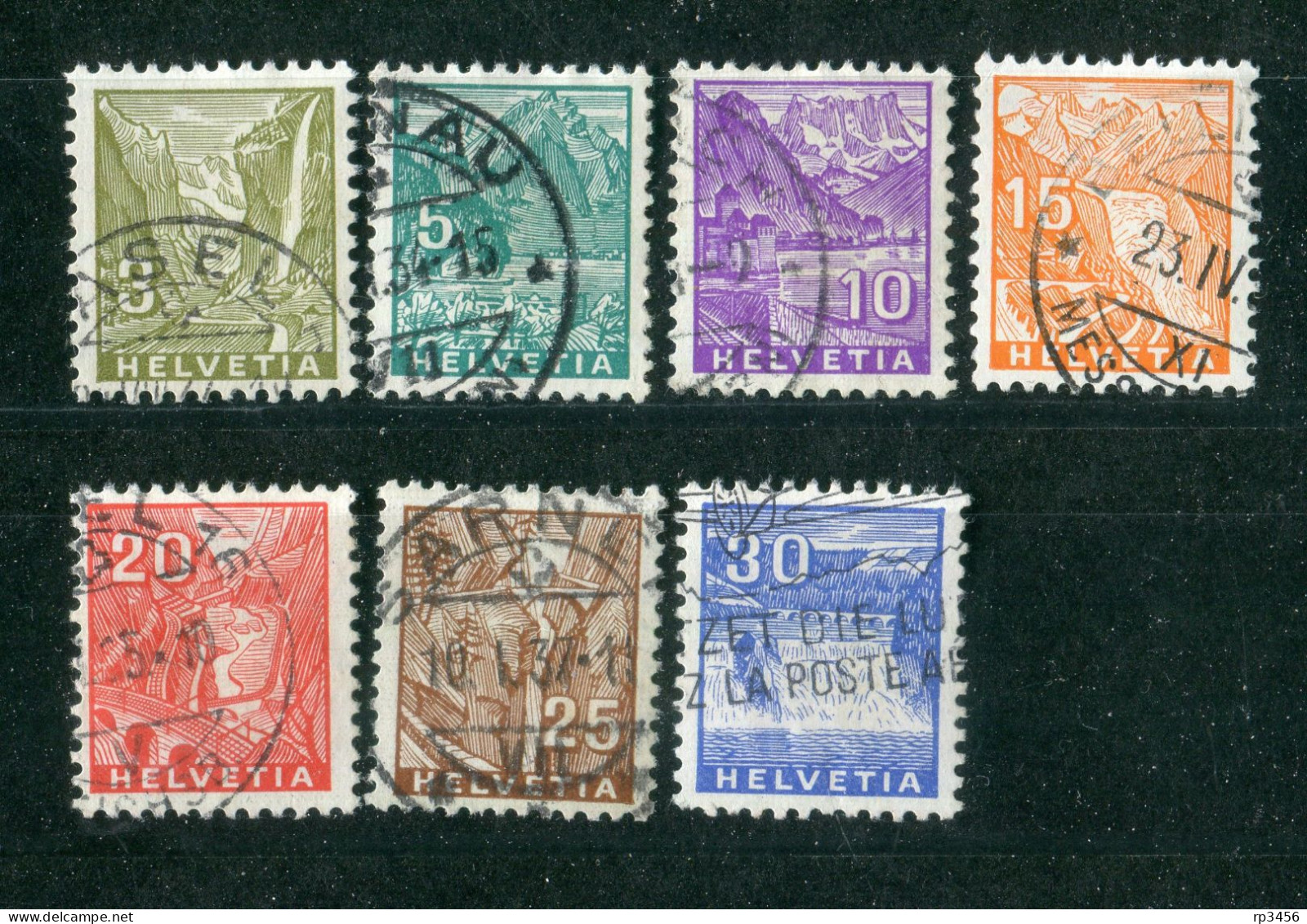 "SCHWEIZ" 1934, Mi. 270-272 Gestempelt (R1195) - Used Stamps