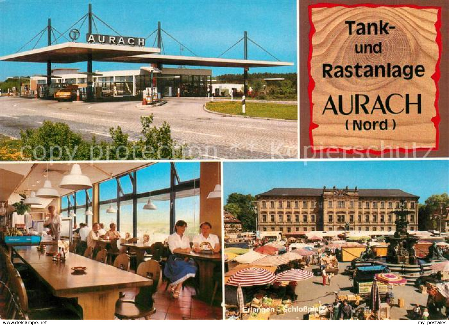 73295160 Erlangen Tank Und Rastanlage Aurach Gastraum Schlossplatz Erlangen - Erlangen