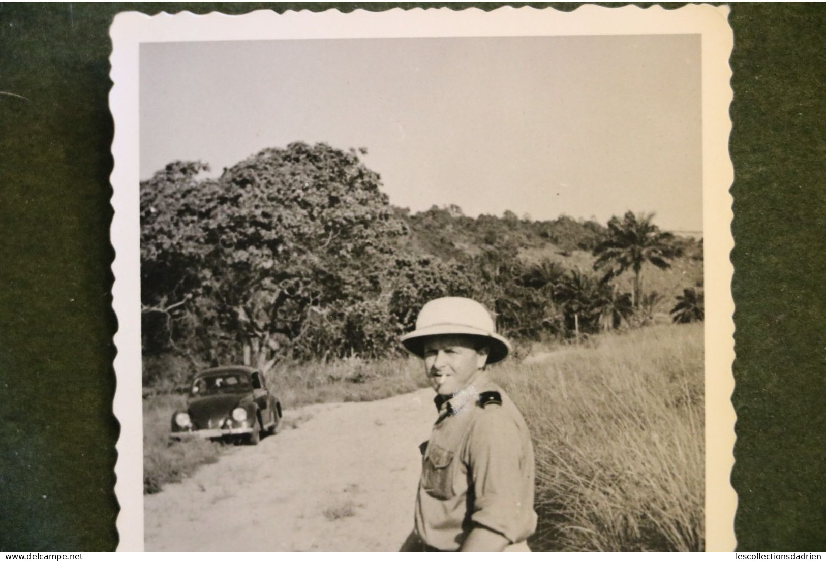 Photo Originale Format  9 X 6 Cm  Homme En Uniforme  - Colonies? - Guerra, Militari