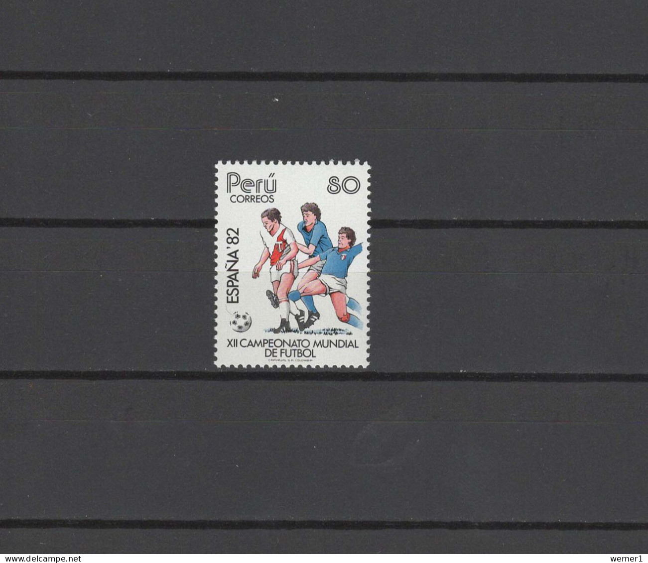 Peru 1982 Football Soccer World Cup Stamp MNH - 1982 – Espagne