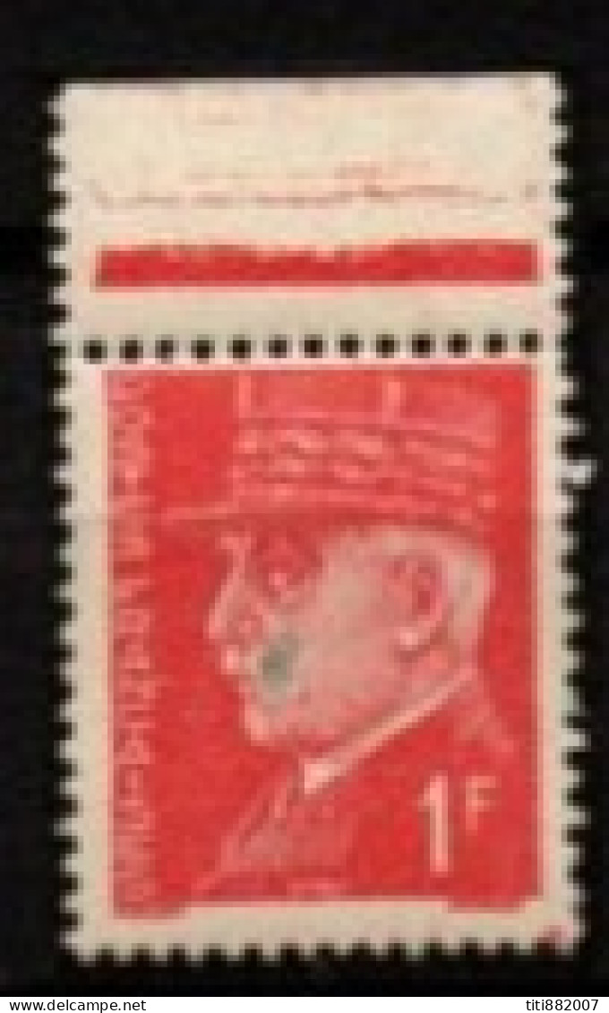 FRANCE    -   1941 .   Y&T N° 514 *.   Alien Dans Le Papier - Unused Stamps
