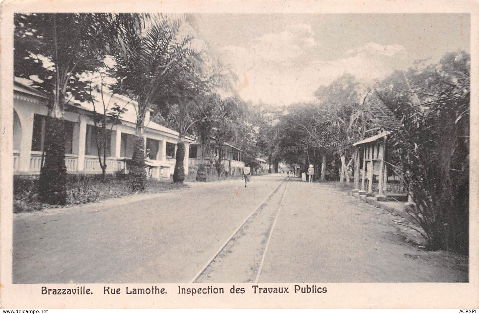 CONGO BRAZZAVILLE Rue Lamothe - Inspection Des Travaux Publics   (Scan R/V) N° 11 \MP7124 - Brazzaville