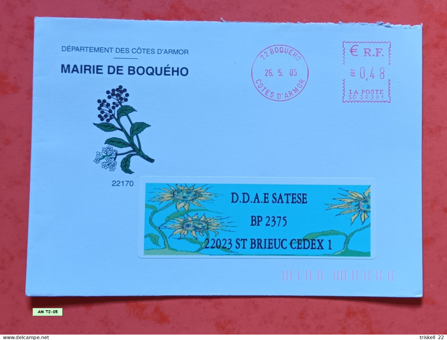Mairie De Boquého - Oblitération Du 26-05-2005 - Mechanical Postmarks (Other)