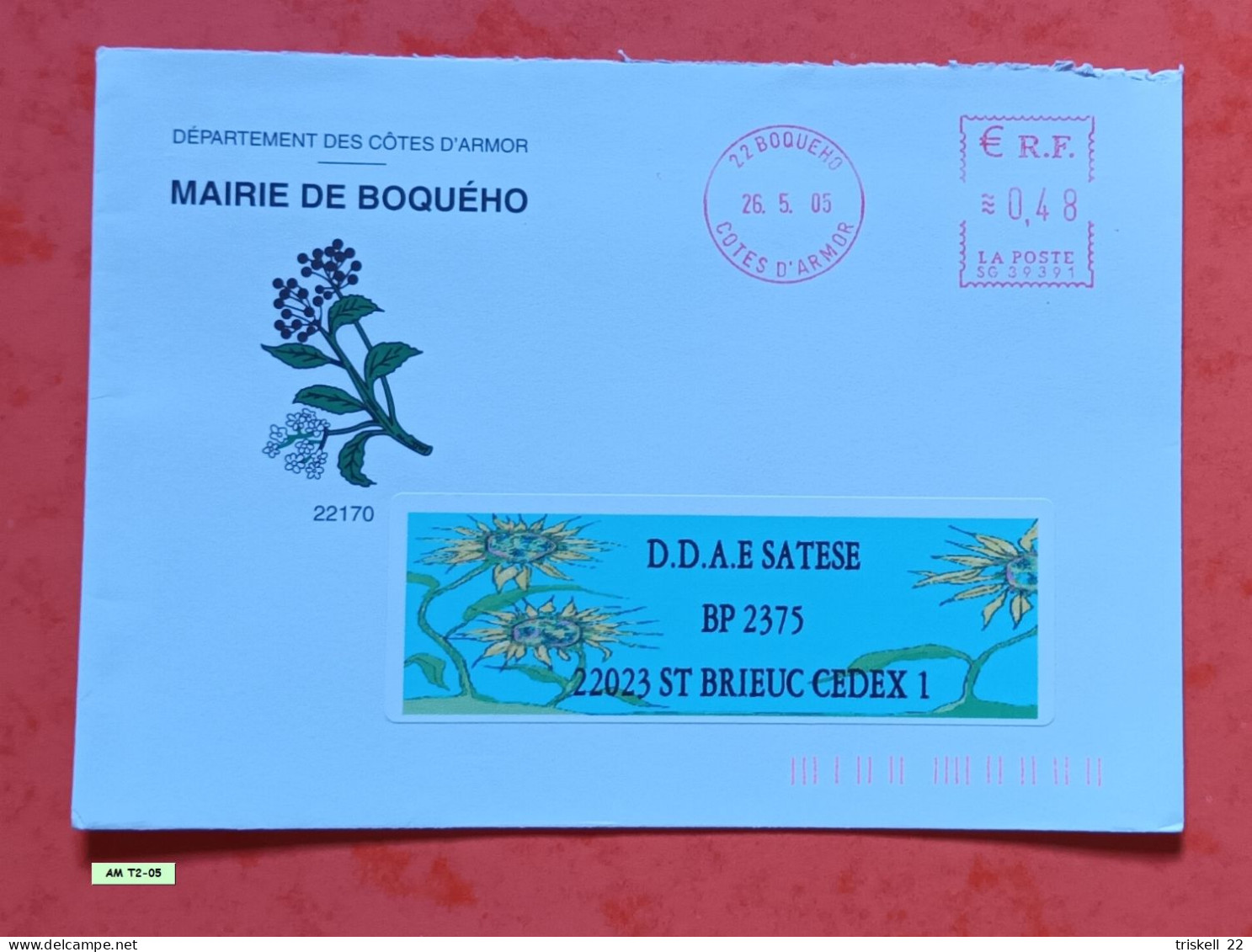 Mairie De Boquého - Oblitération Du 26-05-2005 - Maschinenstempel (Sonstige)