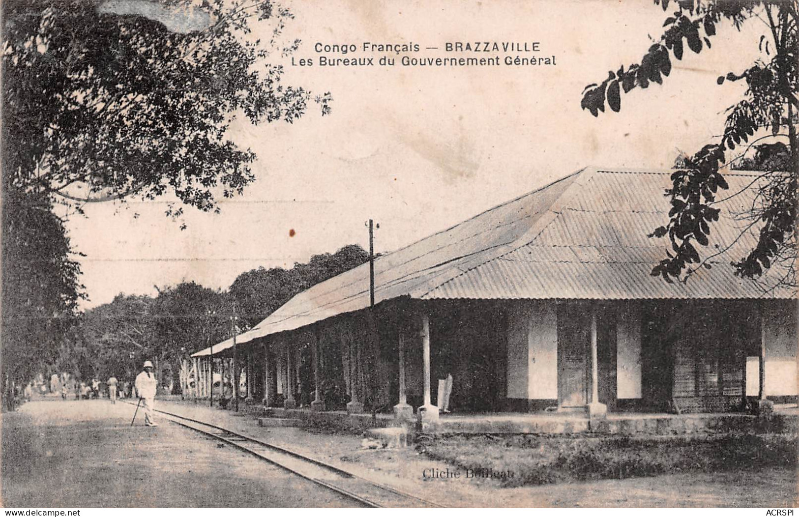 CONGO BRAZZAVILLE Camp De La Garde Féodale Lycée Savorgnan De Brazza Dos Vierge  (Scan R/V) N° 66 \MP7124 - Brazzaville
