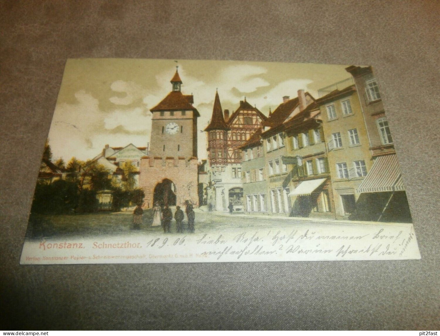 Konstanz , 1906 , Schnetzthor , Alte Ansichtskarte , Postkarte !!! - Konstanz