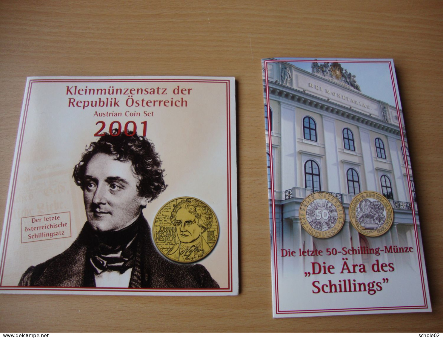 Set Monétaire Autriche 2001 - Oesterreich