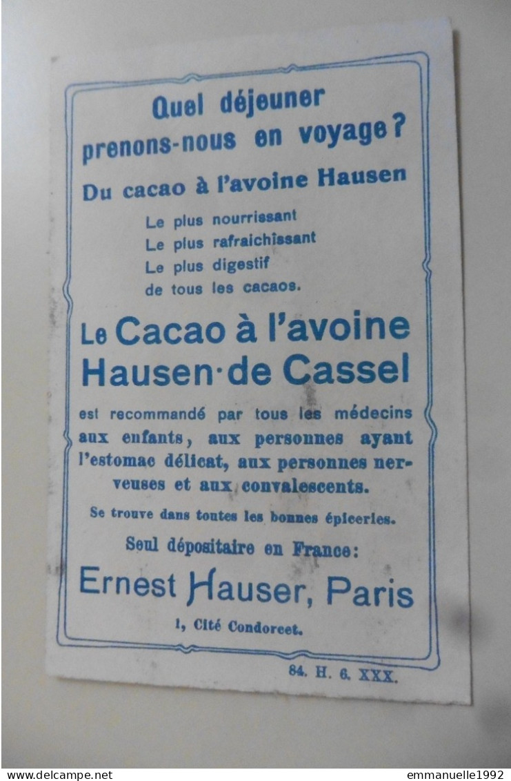 Chromo Cacao à L'avoine Hausen - Tunisie Tunis : Vie Dans La Rue - Marchands - Other & Unclassified