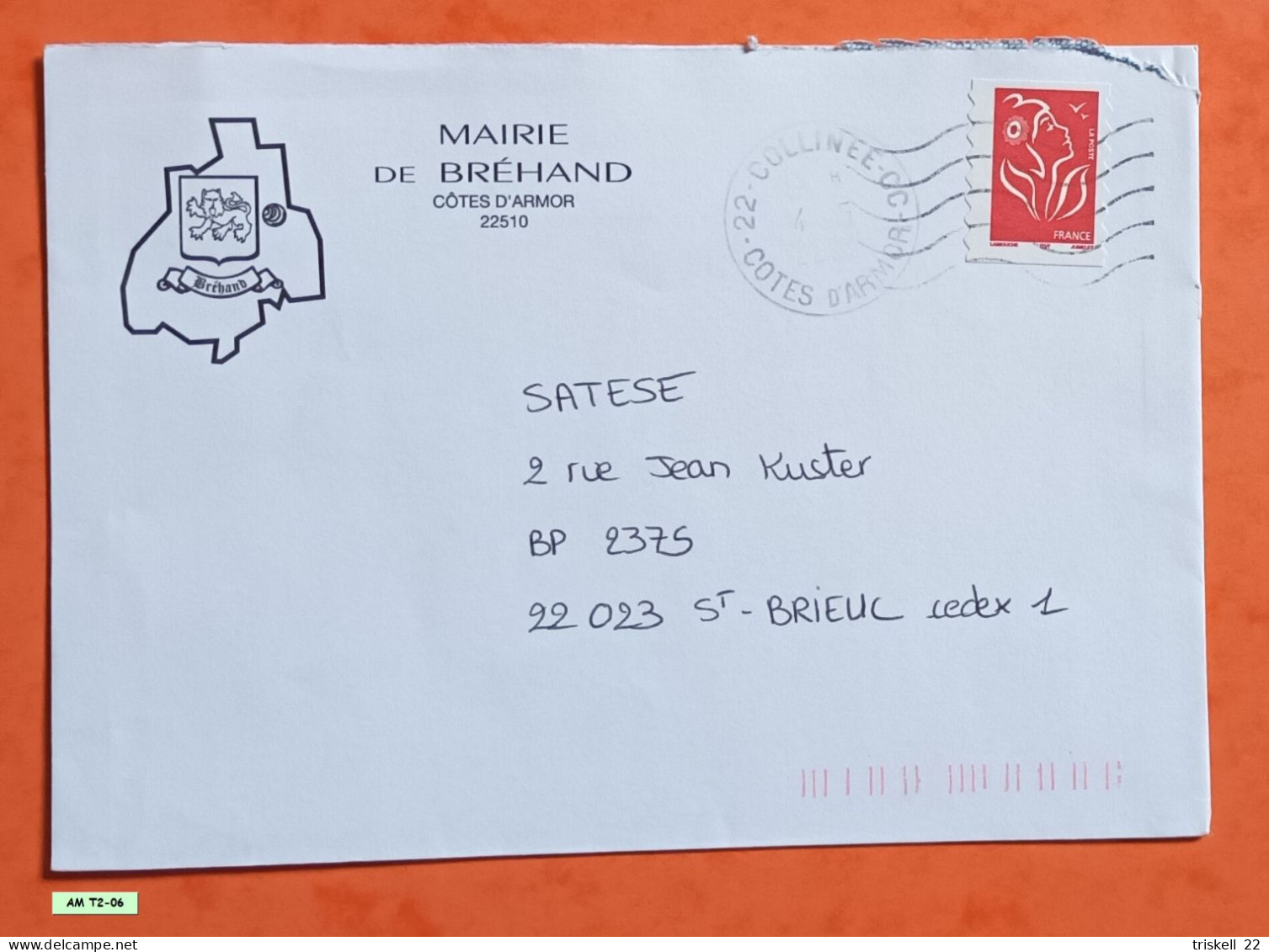 Mairie De Bréhand - Oblitération Du 04-05-2005 - Mechanical Postmarks (Other)