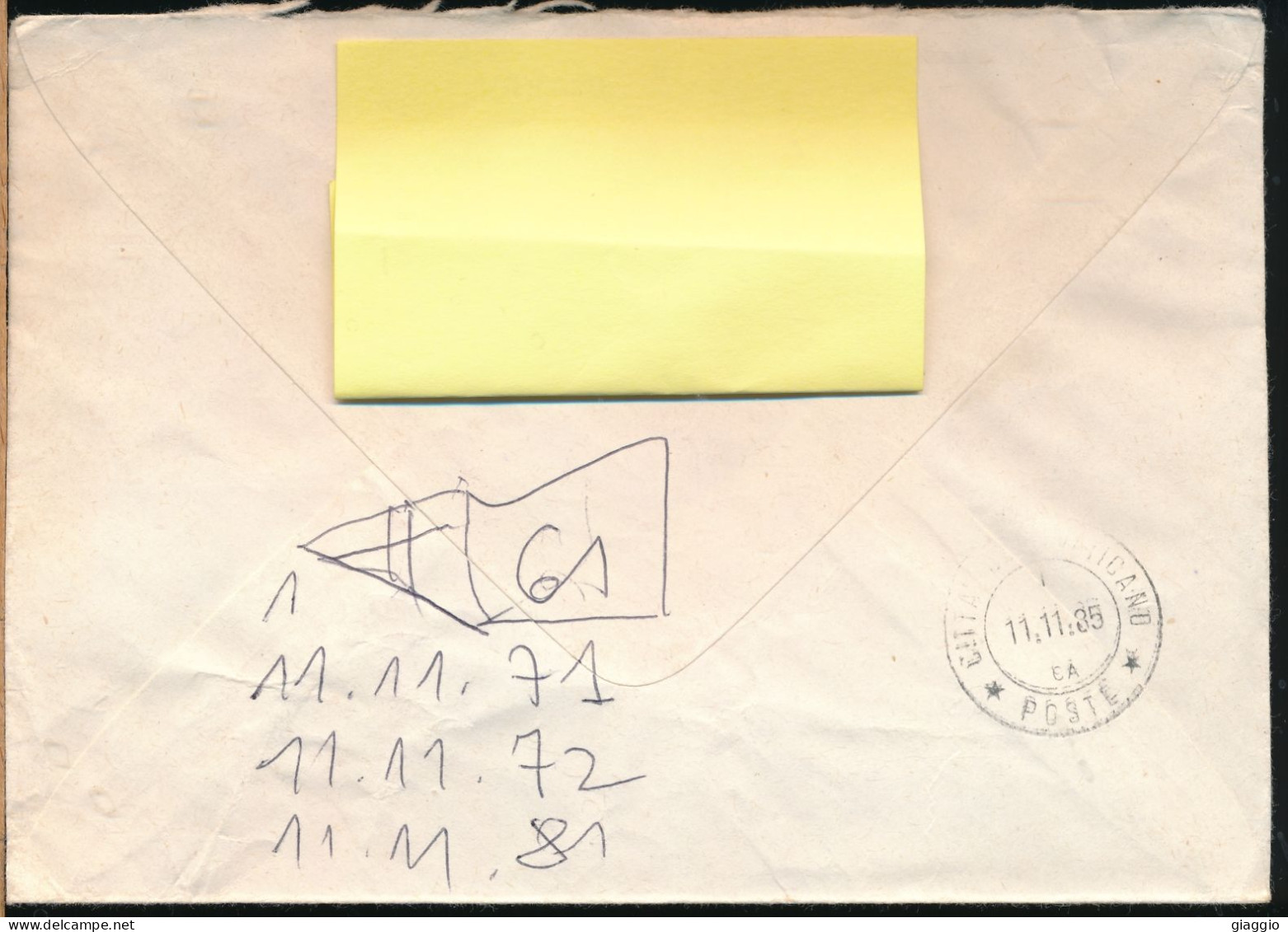 °°° POLAND - LETTER FROM GDYNIA TO VATICAN RADIO ROME 1985 °°° - Covers & Documents