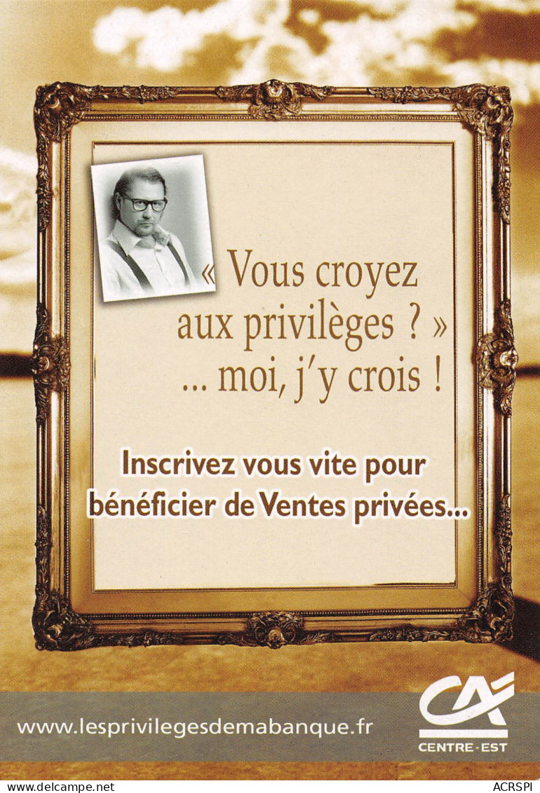 CREDIT AGRICOLE Les Privilèges PUB Publicité  Banque ( Scan R/V) N°93 \MP7130 - Banche