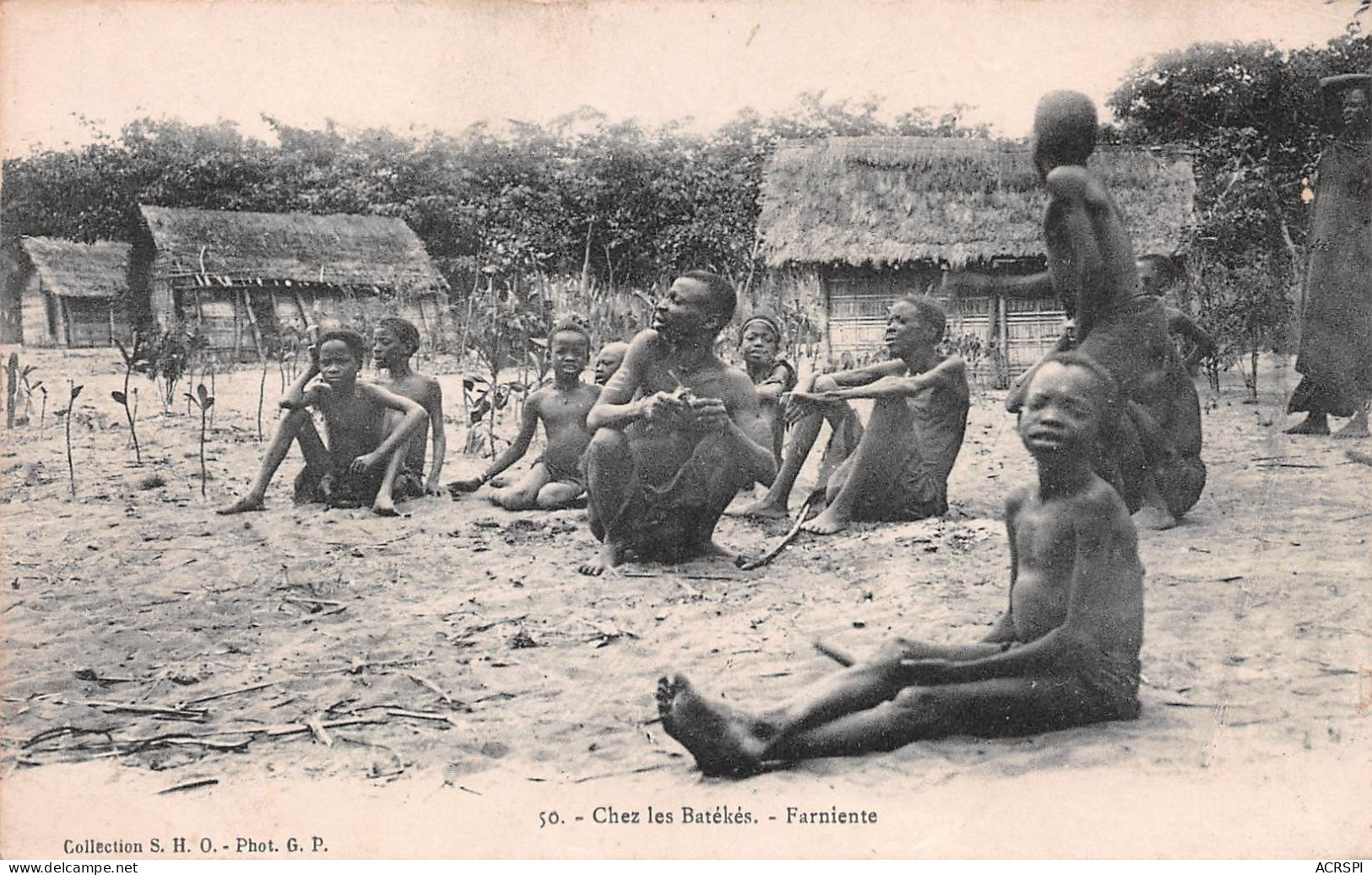 Congo - Chez Les Batékés - Farniente Coll SHO Batéké (Scan R/V) N° 46 \MP7131 - Andere & Zonder Classificatie