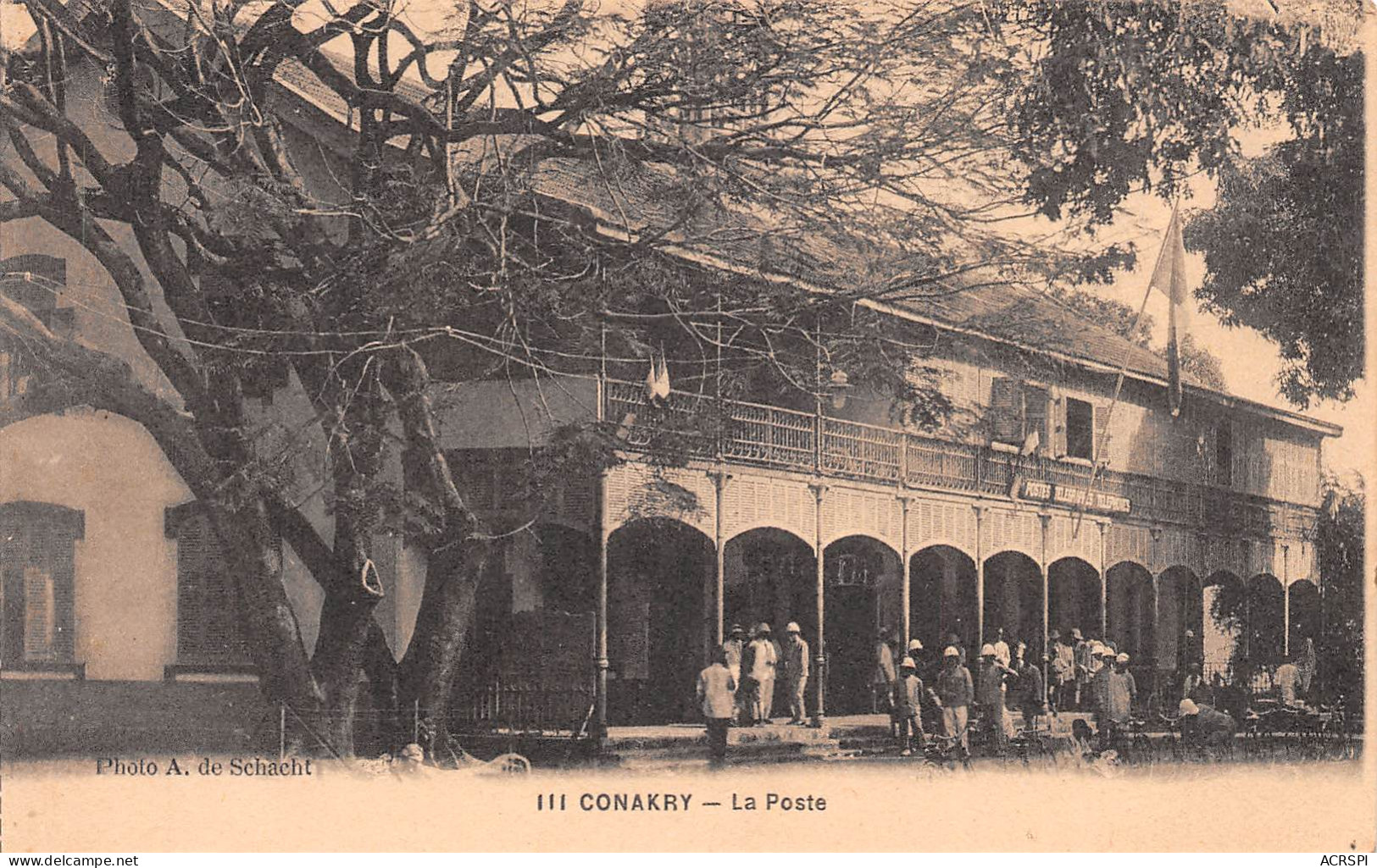 GUINEE Conakry  La Poste  Cliché Schacht Carte Vierge Non Circulé (Scan R/V) N° 56 \MP7132 - Guinée Française