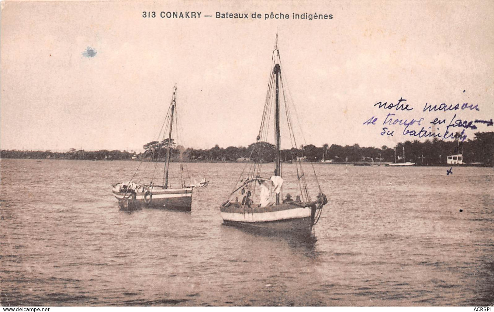 GUINEE  CONAKRY Bâteaux De Pêche Indigènes (Scan R/V) N° 76 \MP7132 - French Guinea