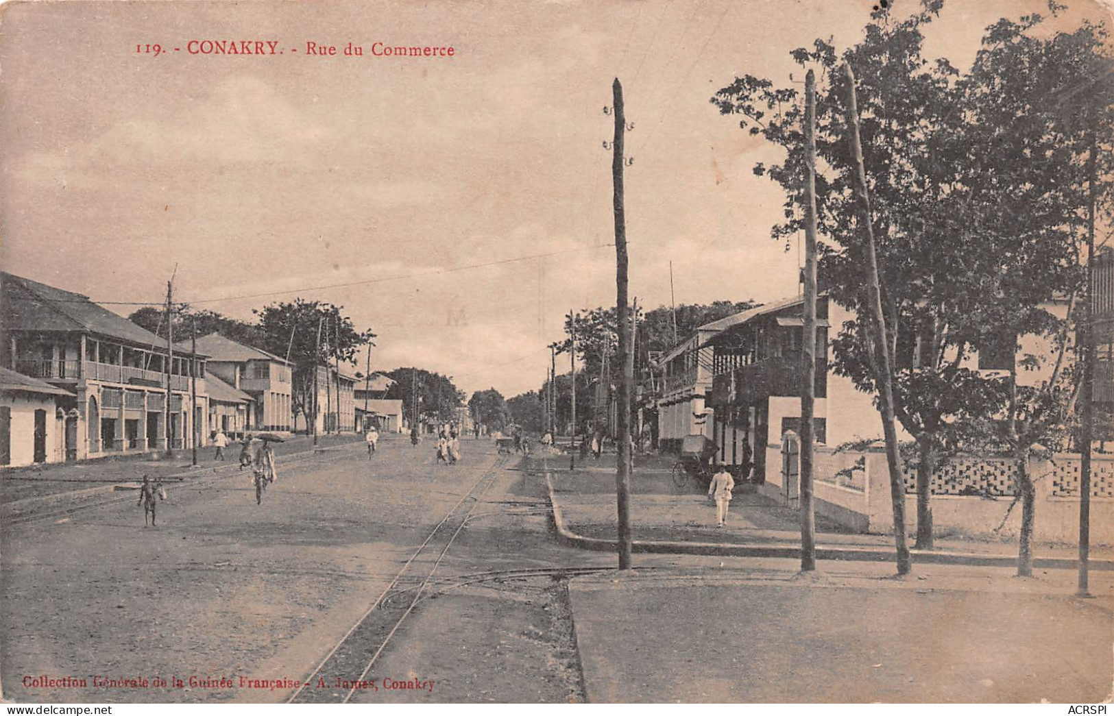 GUINEE Française  CONAKRY Rue Du Commerce (Scan R/V) N° 3 \MP7133 - Guinea Francesa