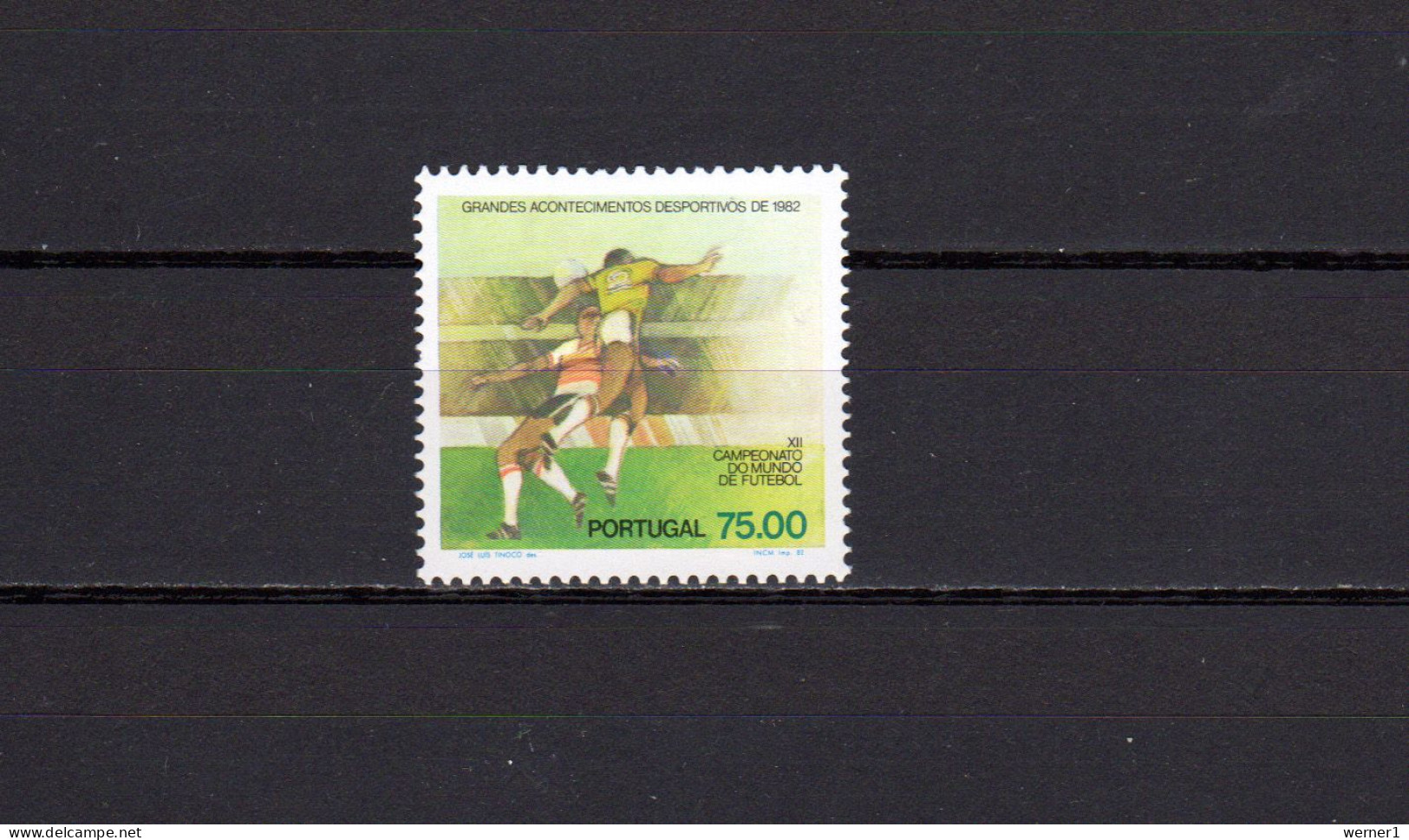 Portugal 1982 Football Soccer World Cup Stamp MNH - 1982 – Espagne