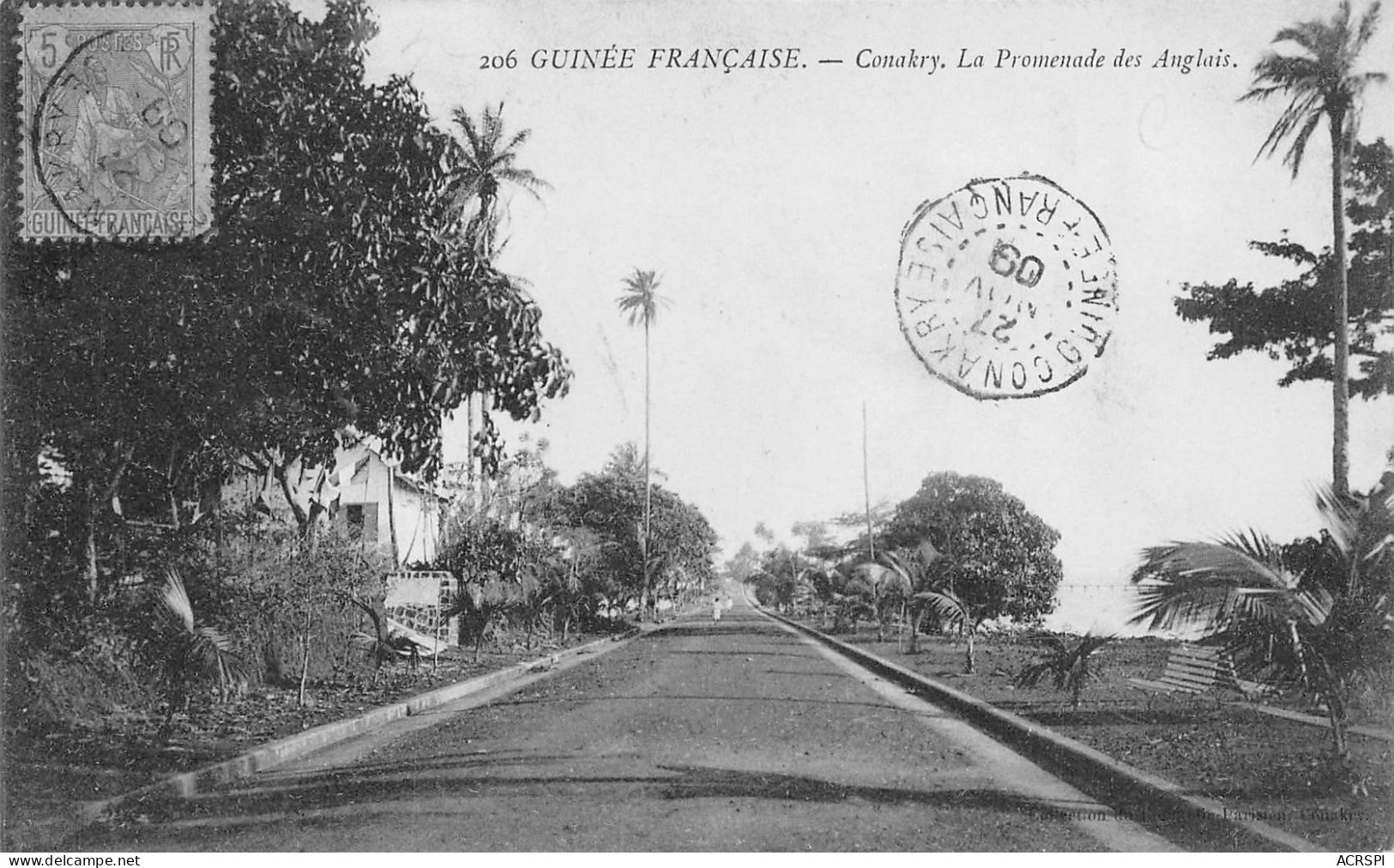 GUINEE Française CONAKRY La Promenade Des Anglais (Scan R/V) N° 21 \MP7134 - Guinée Française