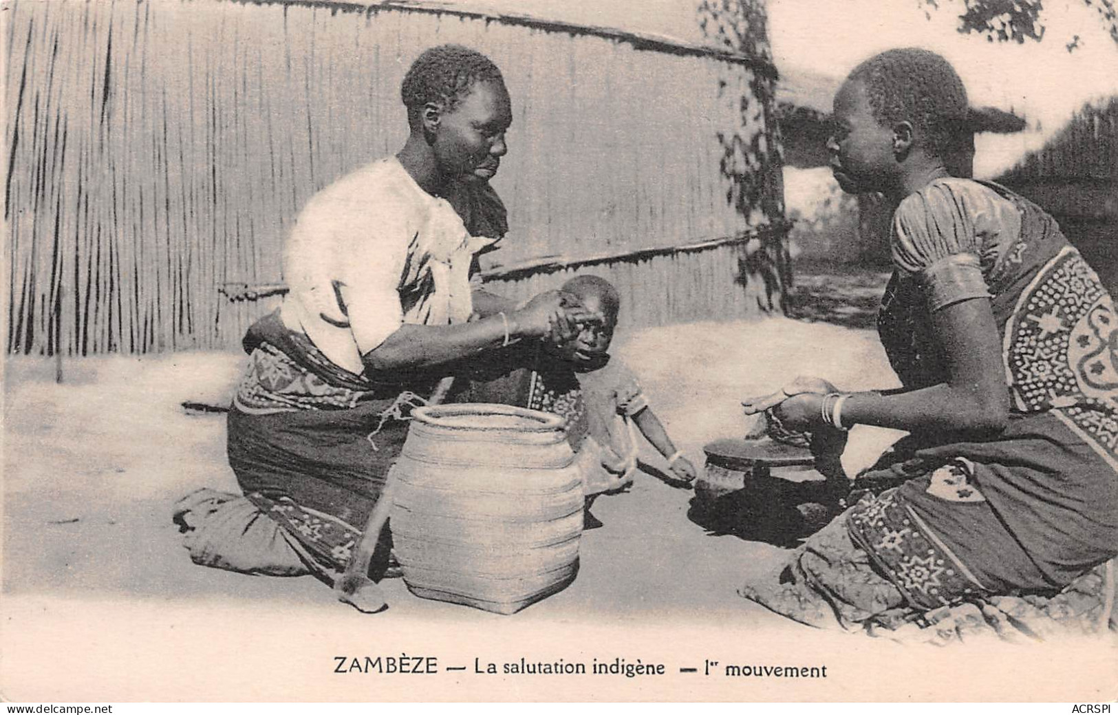 ZAMBIE - ZAMBEZE - Salutation Indigène - 2e Mouvement  (Scan R/V) N° 18 \MP7135 - Sambia