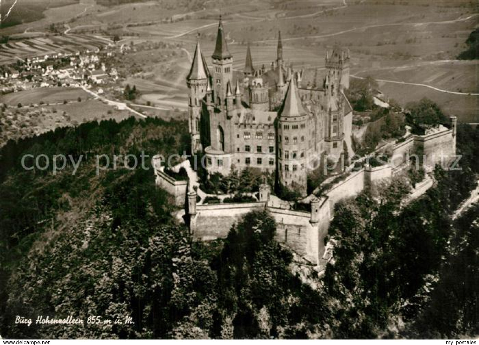 73294878 Hechingen Fliegeraufnahme Burg Hohenzollern Hechingen - Hechingen