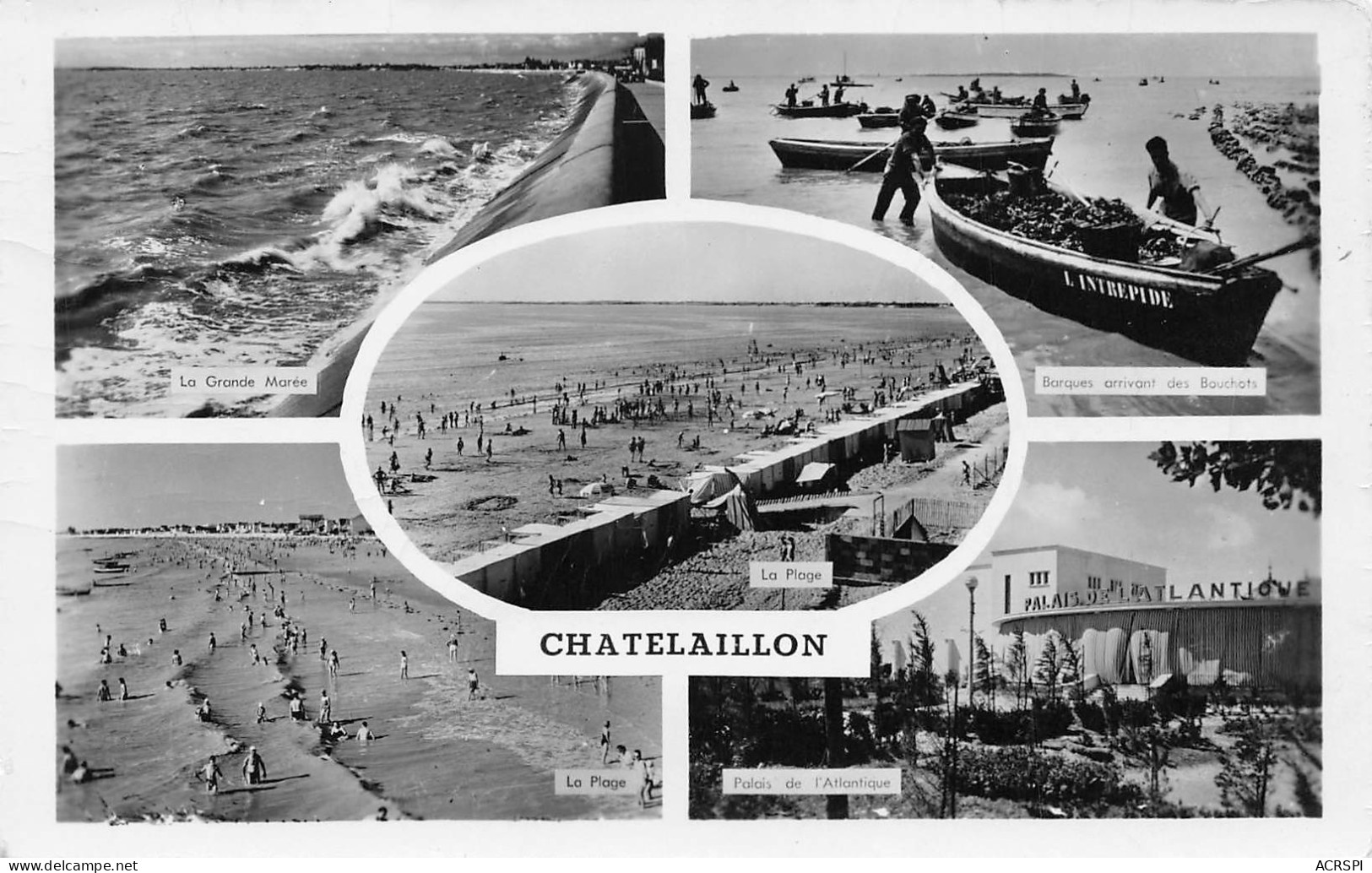 17 CHATELAILLON-PLAGE Multivue De La Station (Scan R/V) N° 50 \MP7139 - Châtelaillon-Plage