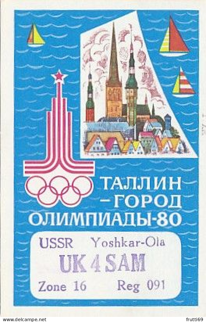 AK 210426 QSL - USSR - Yoshkar-Ola - Radio-amateur