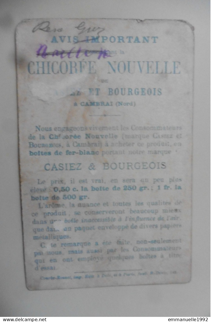 Chromo Chicorée Nouvelle Casiez Et Bourgeois - Tunisie - Femme Kroumir - Tea & Coffee Manufacturers