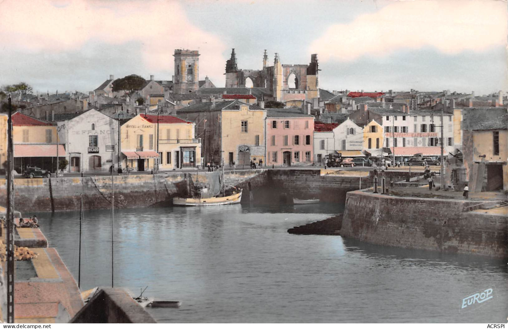 17 île De Ré SAINT-MARTIN-DE-Ré  Vue Générale Sur Le Port (Scan R/V) N°28  \MP7144 - Saint-Martin-de-Ré