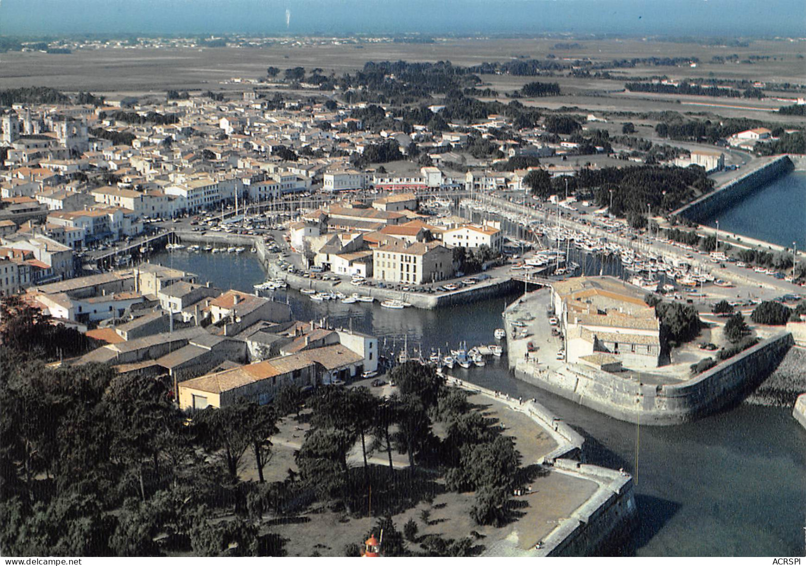 17 île De Ré SAINT-MARTIN-DE-RÉ Vue Générale Aérienne  (Scan R/V) N°42  \MP7144 - Saint-Martin-de-Ré