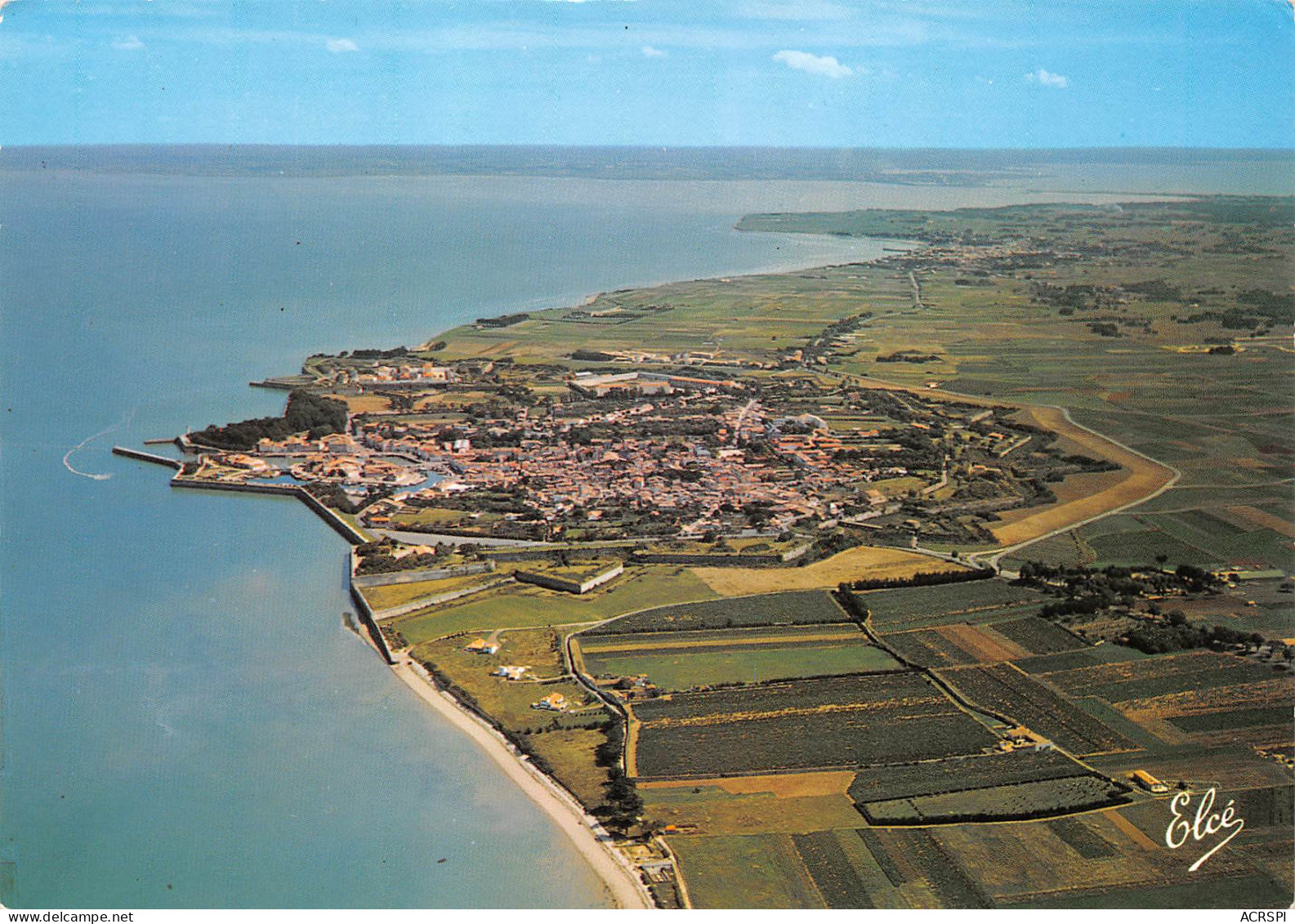 17 île De Ré SAINT-MARTIN-DE-RÉ  Vue Générale De La Ville (Scan R/V) N°55 \MP7144 - Saint-Martin-de-Ré