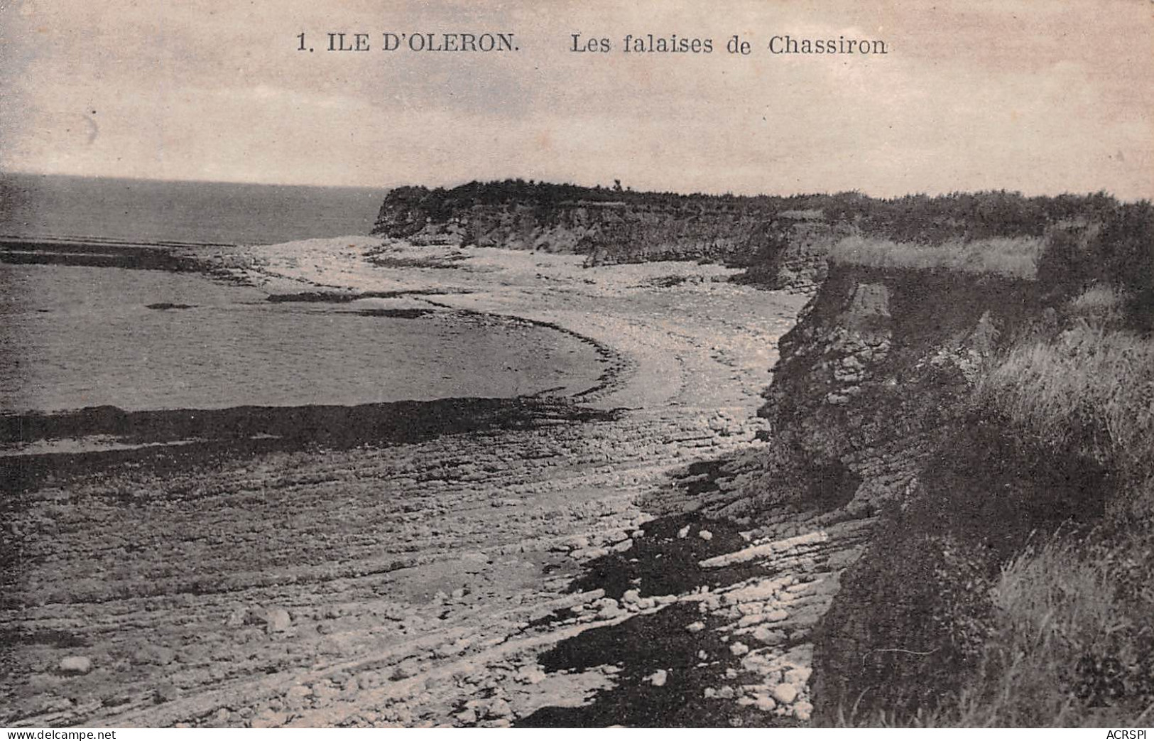 17 ILE D'OLERON Saint-Denis D'Oléron Falaises De CHASSIRON (Scan R/V) N° 25 \MP7145 - Ile D'Oléron