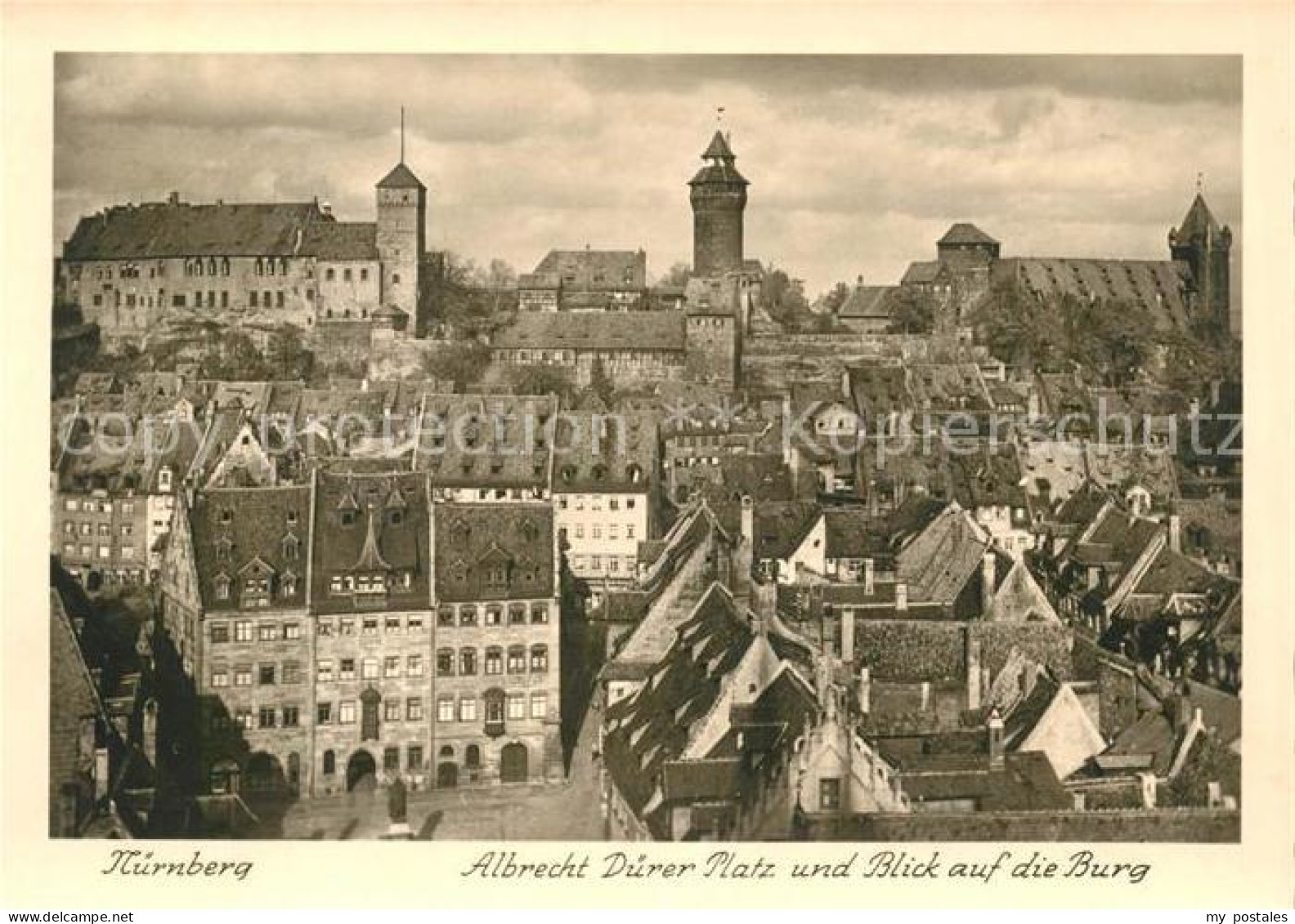 73294743 Nuernberg Albrecht Duerer Platz Mit Burg Nuernberg - Nürnberg