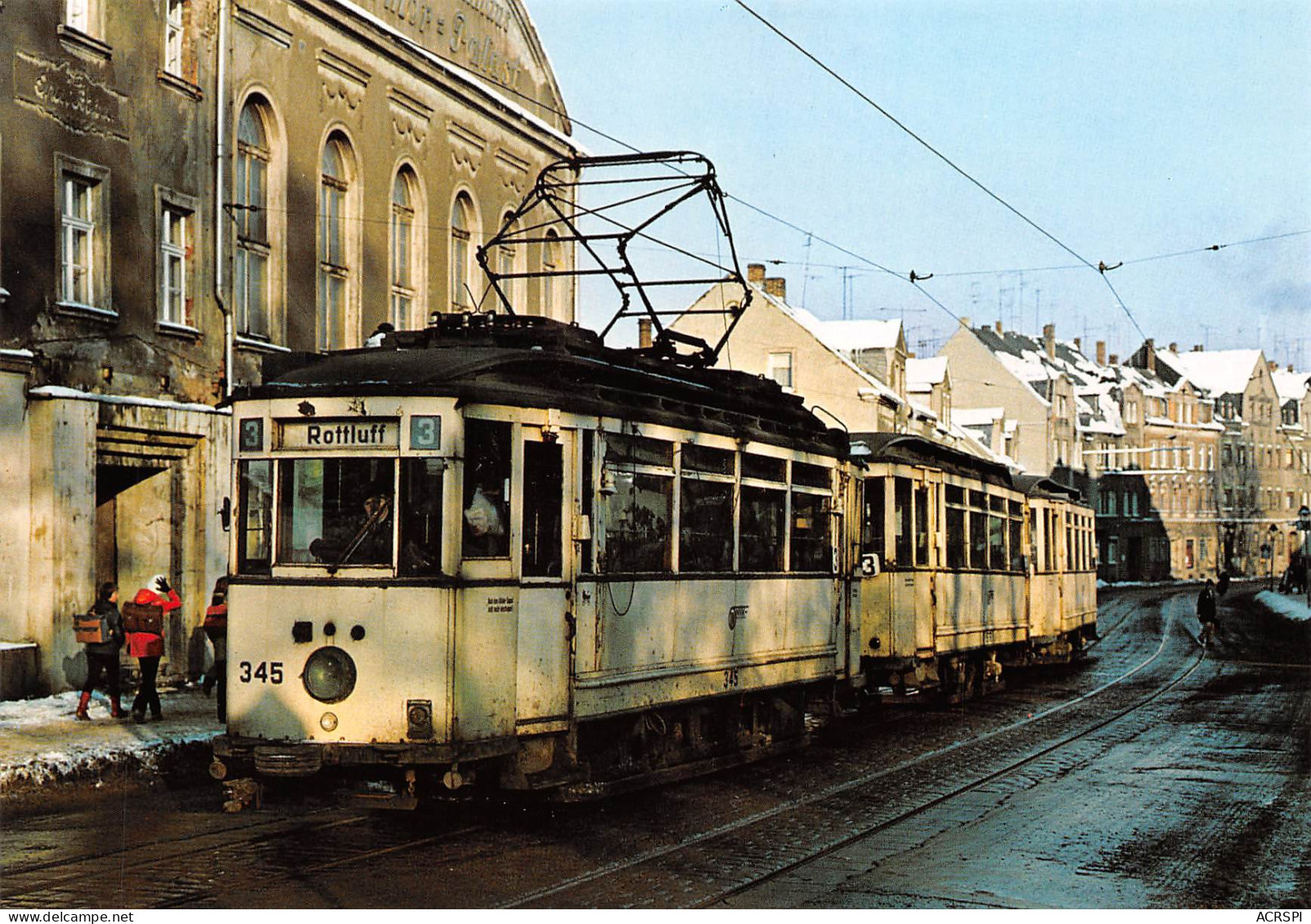 Heilbronn Strabenbahn Karl Marx Stadt .triebwagen Tramway  (Scan R/V) N° 40 \MP7147 - Tram
