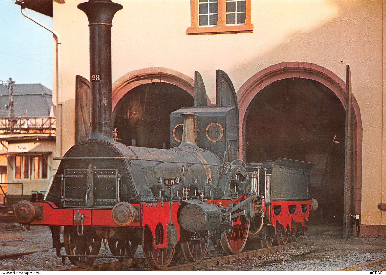  Heilbronn Lokomotive  Locomotive  Die PFALZ  Bauart CramptonJ.A Maffei Munchen (Scan R/V) N° 58 \MP7147 - Eisenbahnen