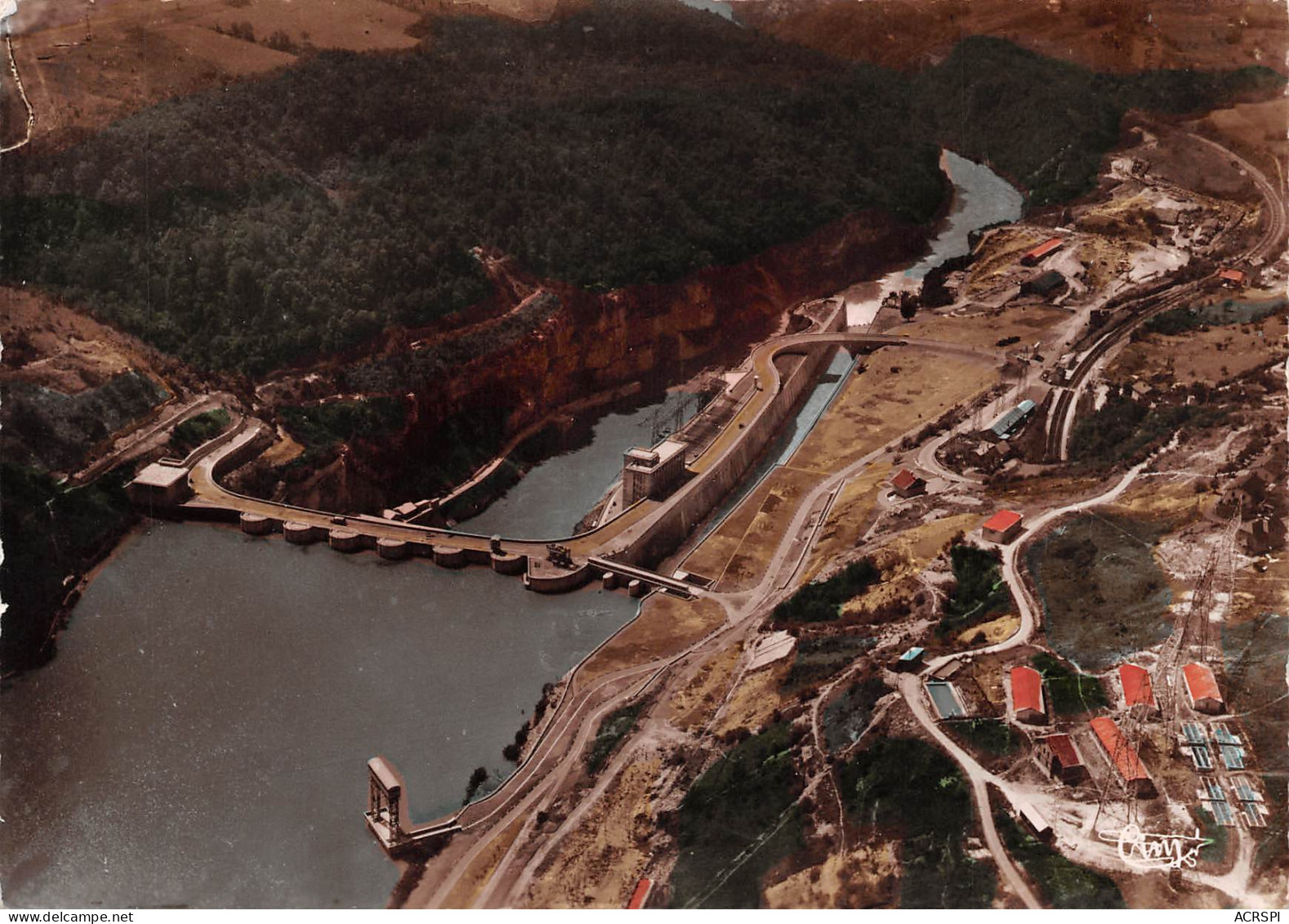 01 Barrage de GENISSIAT 30 cartes postales trente CPSM  (Scan R/V) N° 7Bis \MP7149