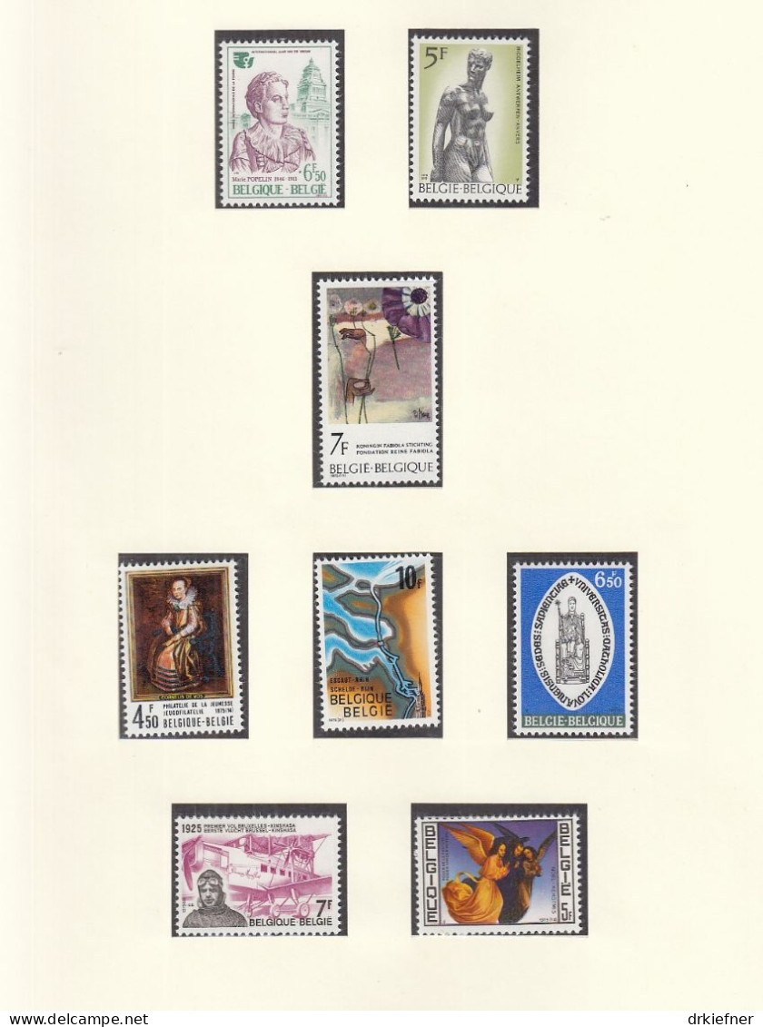 BELGIEN  Jahrgang 1975, Postfrisch **, 1798-1816, 1818-1846 - Jahressätze