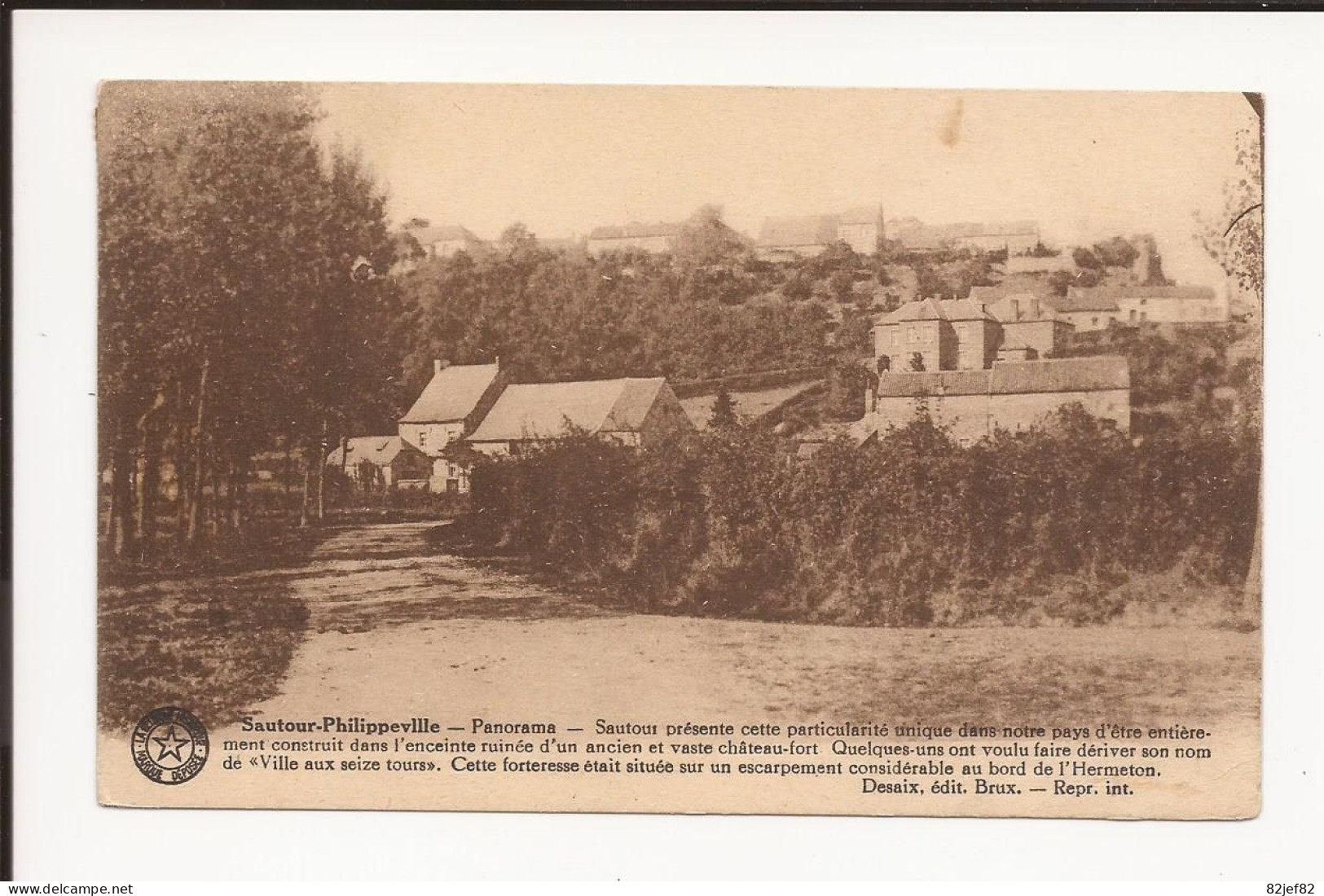 Sautour- Philippeville  Panorama  1933 - Philippeville