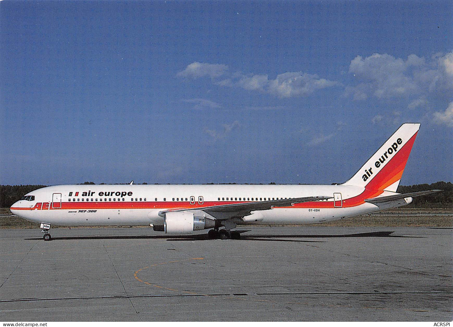 BOEING B767-383  AIR EUROPE ITALY  (Scan R/V) N° 31 \MP7158 - 1946-....: Modern Era