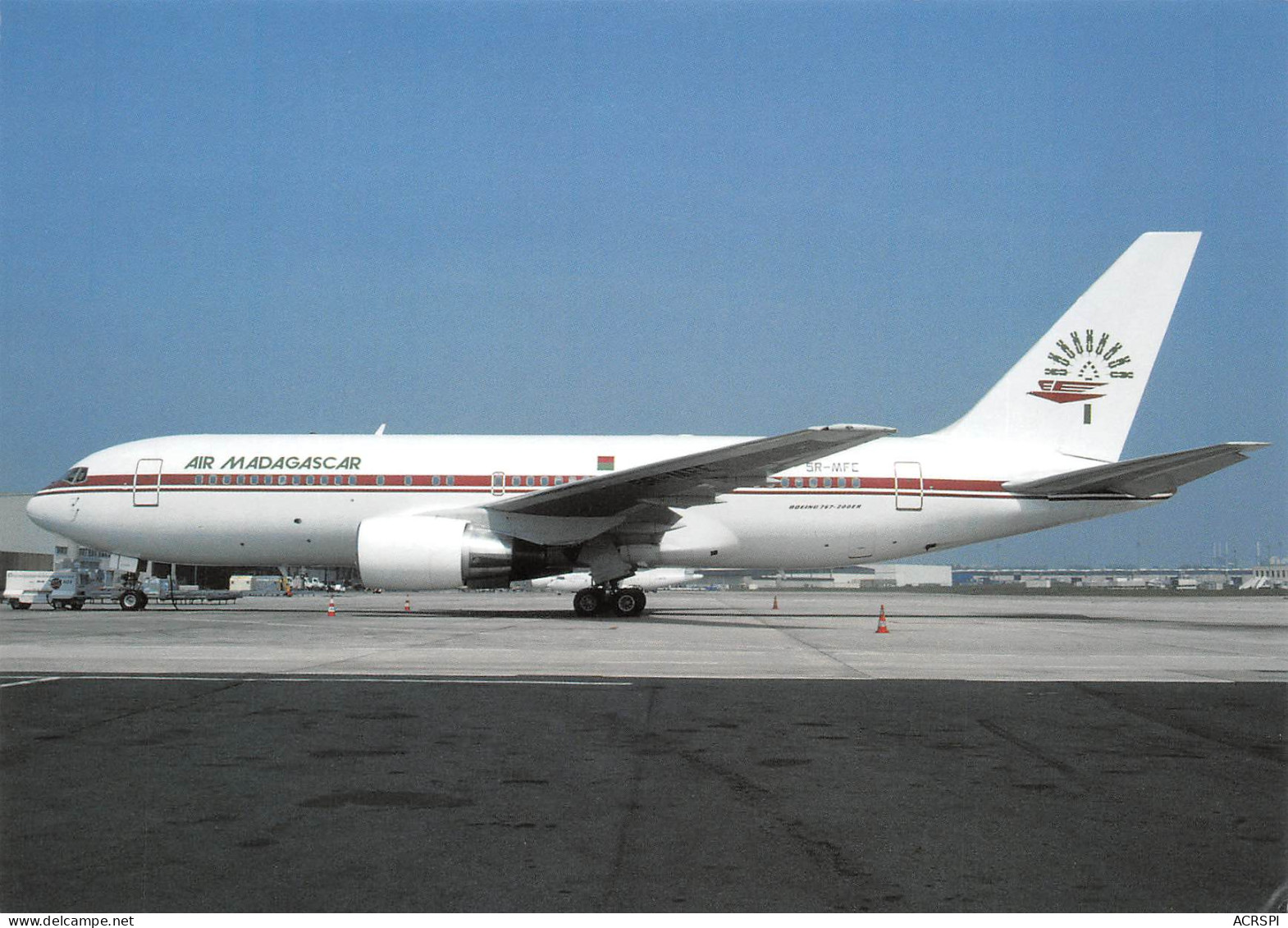 BOEING B767-200 ER  AIR MADAGASCAR  (Scan R/V) N° 37 \MP7158 - 1946-....: Moderne