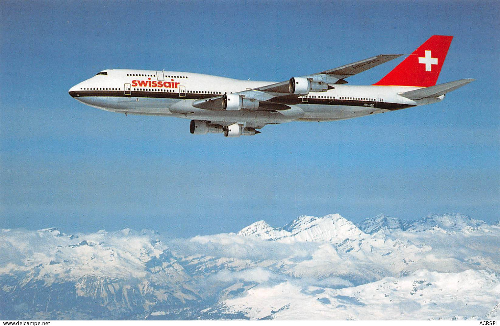 BOEING B747-357  SWISSAIR  (Scan R/V) N° 37 \MP7159 - 1946-....: Era Moderna