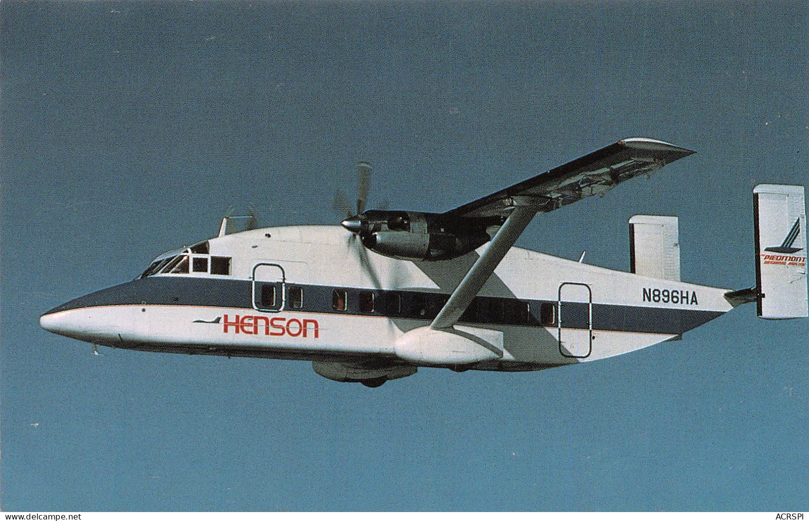 SHORT SD3-30 HENSON AIRLINES Piedmont Régional Airline (Scan R/V) N° 64 \MP7160 - 1946-....: Era Moderna